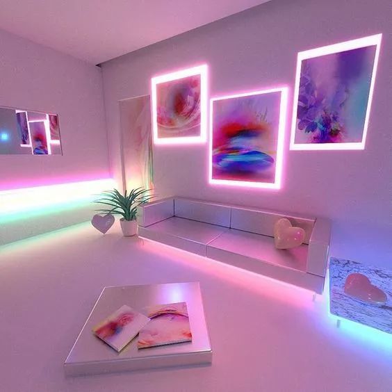 How to bring the most pop neon elements into the home?